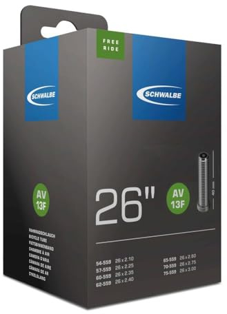SCHWALBE Fahrradschlauch Schlauch Nr.13 26 Zoll Downhill / Freeride (Ausführung: AV 13FR, 40mm)