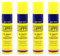 4 botellas Gas Clipper 300 ml. cada una.