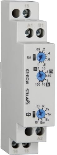 MCB-20 ENTES Multifunktions-Zeitrelais, 1 Stück, Zeitbereich: 0,05 s – 100 h, 1 Inverter (RT)