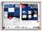 Franken FSA2 Panneau d'affichage X-tra Line 2 x A4 avec portes battantes Blanc 51 x 37 x 3,5 cm