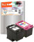 Peach H901 Spar Pack Druckköpfe XL (BK, C) ersetzt HP No. 901XL, CC654AE, CC656AE für z.B. HP OfficeJet 4500, HP OfficeJet 4500 Wireless, HP OfficeJet J 4500, HP OfficeJet J 4524, Schwarz, Color