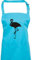 ShirtInStyle Kochschürze Latzschürze lustige Tiere Flamingo Zoo Wildniss, Farbe Türkis