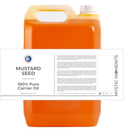 Olio Vettore di Semi di Mostarda - 5 Litri - 100% Puro