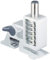 Leitz 5124 Lochsegment für 8 mm Löcher für variablen Mehrfachlocher Akto 5124, Grau/Schwarz