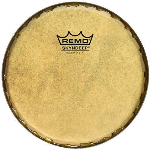 Remo R-Serie Skyndeep Bongo Schlagzeugfell – Kalbsleder-Grafik, 18,2 cm