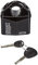 ABUS Cadenas Granit 37RK/80 Cadenas Premium pour usage intensif - protection accrue de l'anse - de sécurité 10 - avec 2 clés et carte de sécurité - noir - 43121, 80 mm
