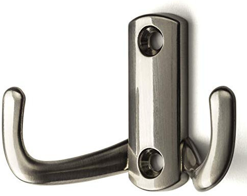 SO-TECH® Kleiderhaken Garderobenhaken Julie kurz Edelstahloptik