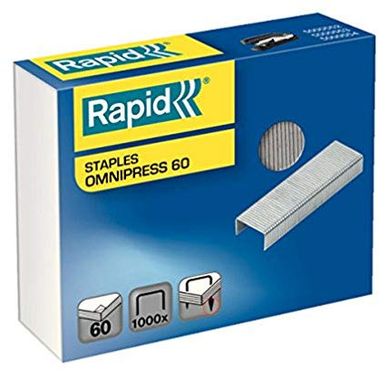 Rapid 5000561 Omnipress 60 verzinkt Heftklammern 1000 Stück