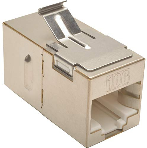 TRIPP LITE Cat6a Straight Through Modular Shielded in Line Snap in Coupler (N235-001-SH-6A)