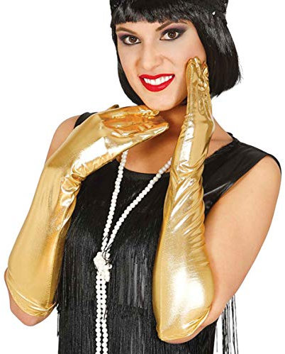 Guirca Fiestas GUI18670 - Handschuhe, gold, 44 CMS.