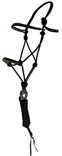 Knotenhalfter Fashion, mit Strick Full schwarz-grau