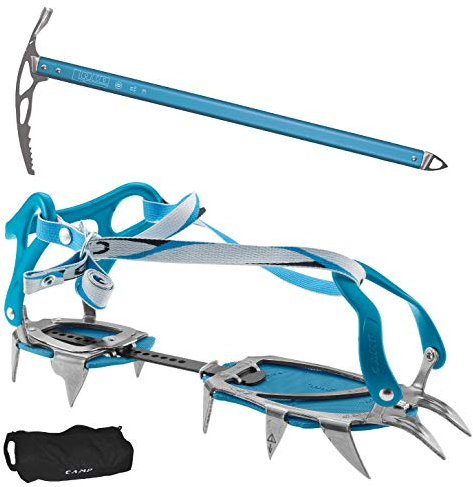 CAMP Steigeisen Stalker Universal + Steigeisentasche + Eispickel Mondo von LACD 62cm