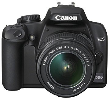 Canon EOS 1000D EF-S 18-55mm f/3.5-5.6 (non IS) Lens Kit (Certified Refurbished)