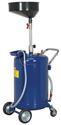 Sealey Mobile Oil Drainer 110L Air Discharge - AK458DX