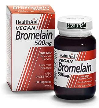 HealthAid Bromelain 500mg - 30 Vegicaps