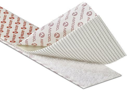 Ruban Adhésif Velcro 1 cm de large x 2 m de long Blanc