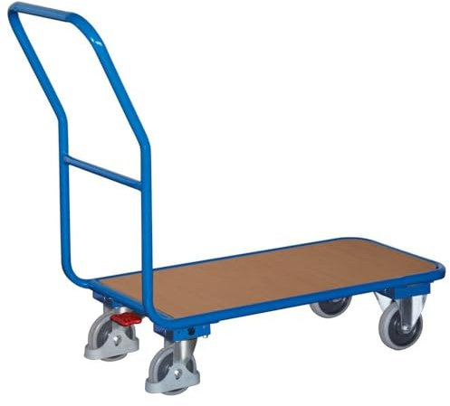 Magazinwagen RAL5010 Enzianblau Plattformwagen Magazinbügelwagen