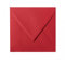Paper24 50 quadratische Briefumschläge 100 x 100 mm, 10x10 cm, 120 g/m² mit Dreieckslasche Farbe: 11 Weinrot