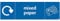 stika.co Mixed Paper Recycling Sticker - WRAP Recycle Now Sign, 200x60mm Vinyl Label – Self-Adhesive, BS EN ISO 7010 Compliant, Eco Waste Bin Sign