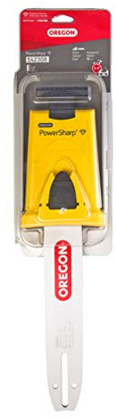 OREGON 542308 12-inch Powersharp Bar with Sharpener for 45 Drive Link Chain