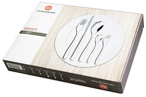 CS Kochsysteme 043254 Bestecke, Edelstahl, 30-teilig, silber, 38 x 28,3 x 4,40 cm