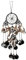 45cm x 9cm Dreamcatcher Traumfänger Capis Muscheln Schwarz