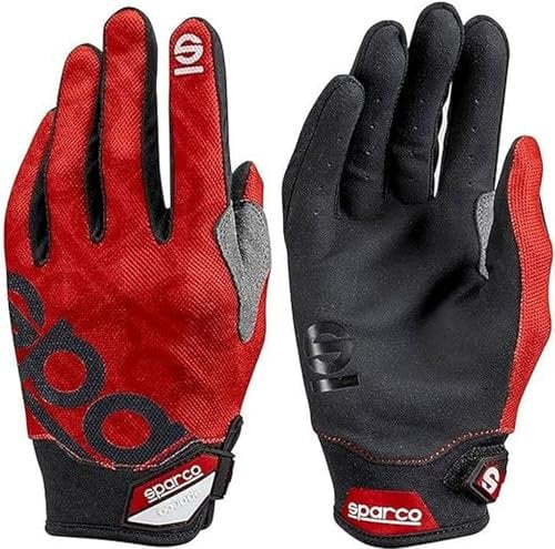 SPARCO MECA 3 HANDSCHUHE GRÖSSE 10 (M) ROT