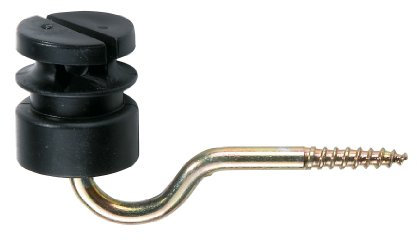 Kerbl Schlitzisolator, kurze Stütze, Isolator Isolatoren, Litze Draht, 25St