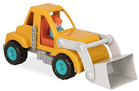 Battat - Camion Chargeur Frontal - Jouets de Construction pour Enfants de 18 Mois et Plus BT2508Z Jaune