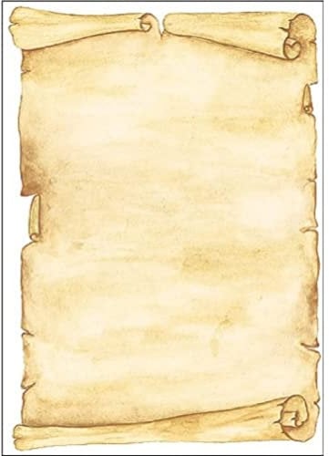 SIGEL DP235 Motiv-Papier Pergament Briefpapier 90 g DIN A4, 50 Blatt, aus nachhaltigem Papier