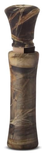 Duck Commander Classic Duck Calls – Camo Max Duck Call – Doppelblatt Realtree Max4 Camo, Close-in Finishing Call – für Wasservögeljagd