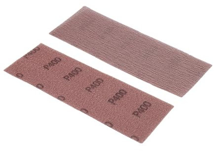 NTools SWS - Bande abrasive en maille, 70 x 200 mm, grain P400 | Bandes abrasives pour ponceuse | Patin rectangulaire pour ponceuse avec aspiration et cale à poncer