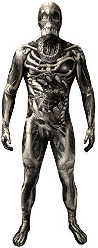 Morphsuits - CS97010/L - Seconde peau morphsuit ™ monstre squelette skull and bones taille l