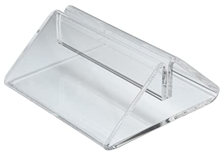 Beaumont Clear Perspex Tent Menu Holder - Accommodates A4 Laminated Menus, Easy to Clean, 72mm Depth, Ideal for Restaurants, Cafés, and Hotels | Accommodates laminated menus for effortless cleaning and quick sanitising, tailored for busy restaurant environments.