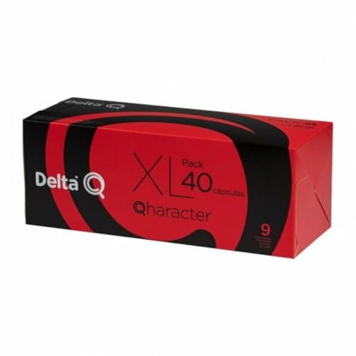 Pack Xl 40 Café Tostado Molido Cápsulas Qharacter Delta Q 40 X 5.5 G