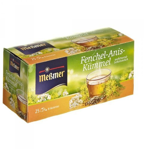 Meßmer Fenchel-Anis-Kümmel 25 Teebeutel - 12 Packungen