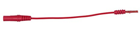 KS Tools 150.0961 4,0 mm Eingangsbuchse auf 2,0 mm Prüfadapterbuchse flach (rot)