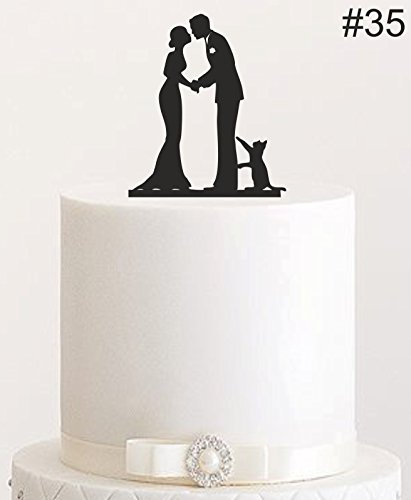 Cake Topper, Tortenstecker, Tortenfigur Acryl, Tortenständer Etagere Hochzeit Hochzeitstorte Art.Nr. 5273