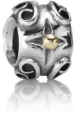 Pandora Damen-Bead Sterling-Silber 925 Kugel mit Ornamenten KASI 79265