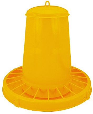 Kerbl Futterautomat für Geflügel, Kunststoff Futtertrog für Enten, Gänse, Puten, 20 Liter / 15 kg