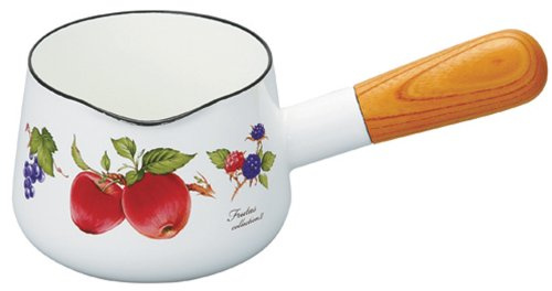 Fuji enamel staff Rutasu collection II milk pan 12cm (0.75L) FTC-12M (Japan import / The package and the manual are written in Japanese)