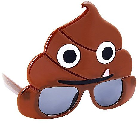 Sunstaches Emotion Poo Sunglasses