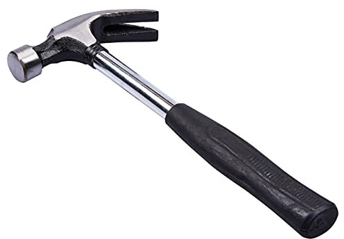 Am-Tech - Martello da carpentiere con manico tubolare in acciaio, 453,6 g