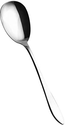 Salvinelli Galileo Cucchiaio da Cucina Acciaio Inox 18/10, Cucchiaio da Portata Spessore 3,0 mm, Made in Italy, Finitura lucida