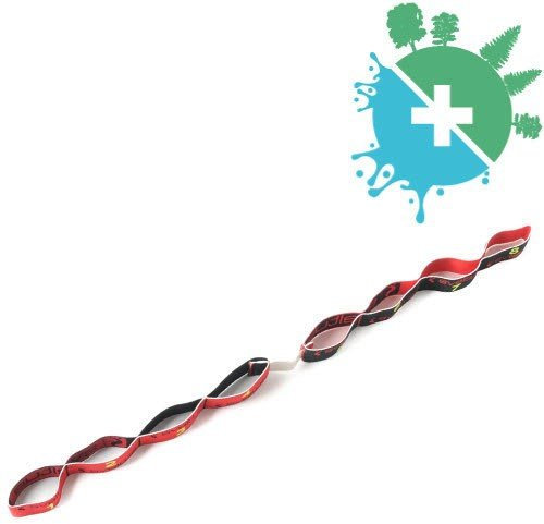 Elastiband 3 Stärken rot schwarz