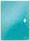 Leitz 204583 Eckspannermappe wow, A4, PP, eisblau