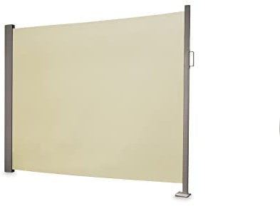 Seitenmarkise 'Slim' Sichtschutz Sonnenschutz Windschutz in verschiedenen Größen anthrazit oder cremeweiß