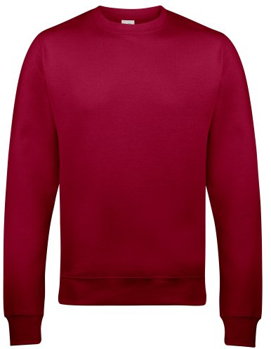 AWDis Men's Sweat Sweatshirt, Red (Red Hot Red Chilli), X-Large