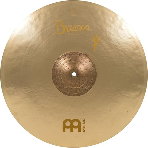 Meinl Cymbals Byzance Vintage Benny Greb Sand Ride Cymbal 20 inch (Video) for Drum Kit (50,80cm) B20 Bronze, Sandblasted Finish (B20SAR)