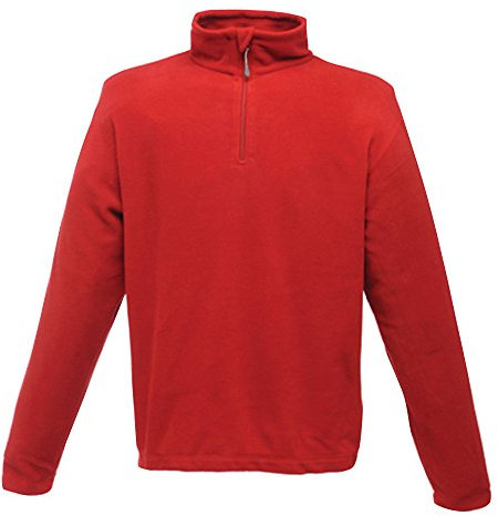 Regatta Men's Micro Zip Neck Fleece - Size M - Classic Red